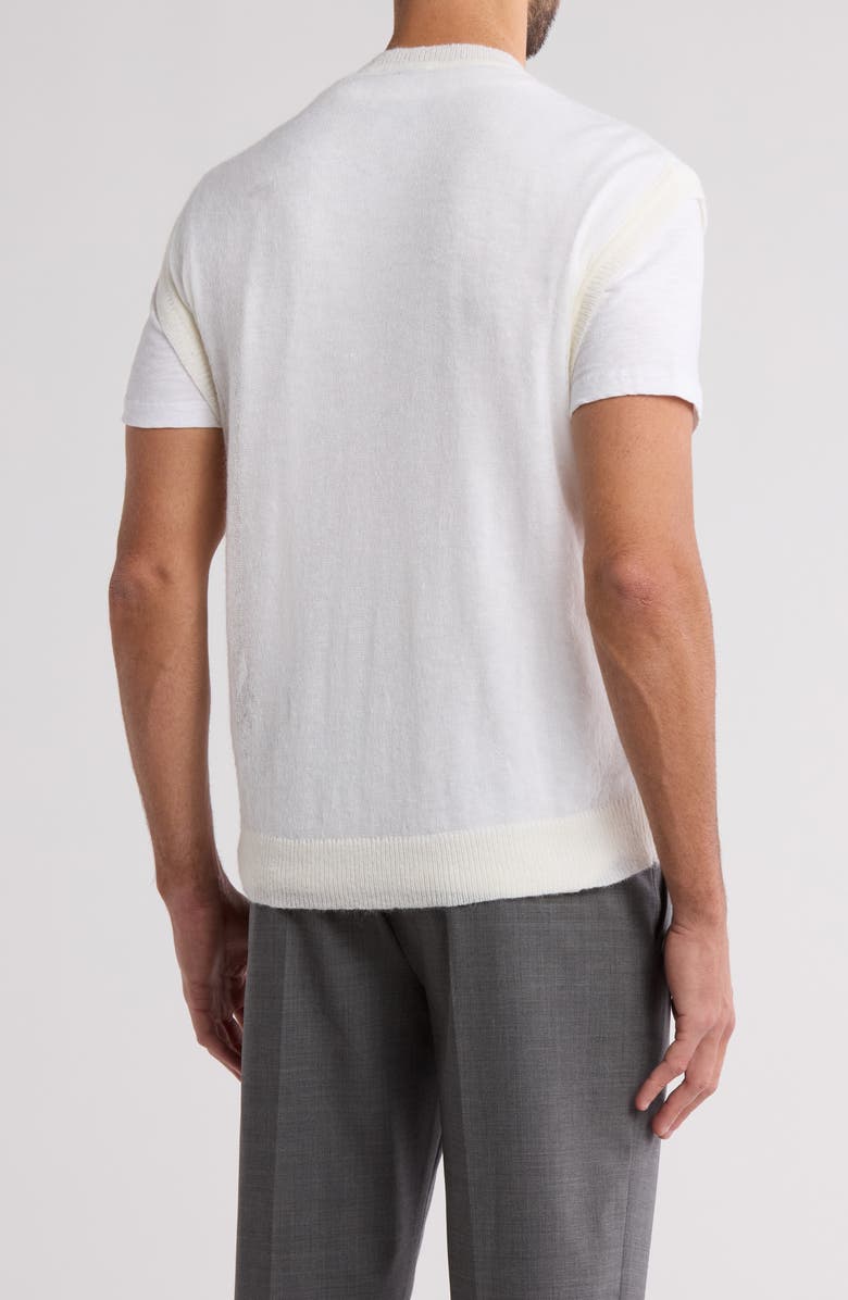 BOSS Lucid V-Neck Sweater Vest, Alternate, color, 