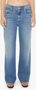 MOTHER The Lil' Dodger Sneak Wide Leg Jeans