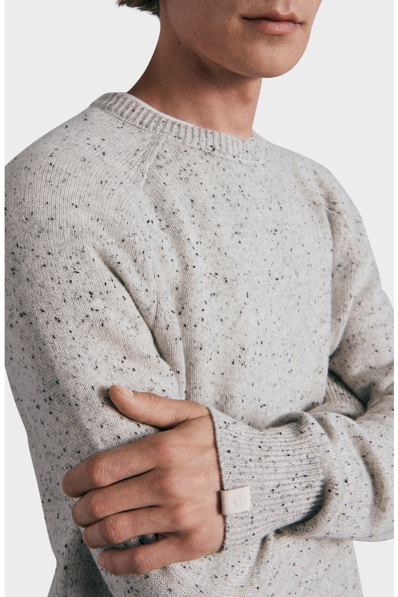 Harlow Donegal Wool & Cashmere Sweater, Alternate, color, GREY MULTI