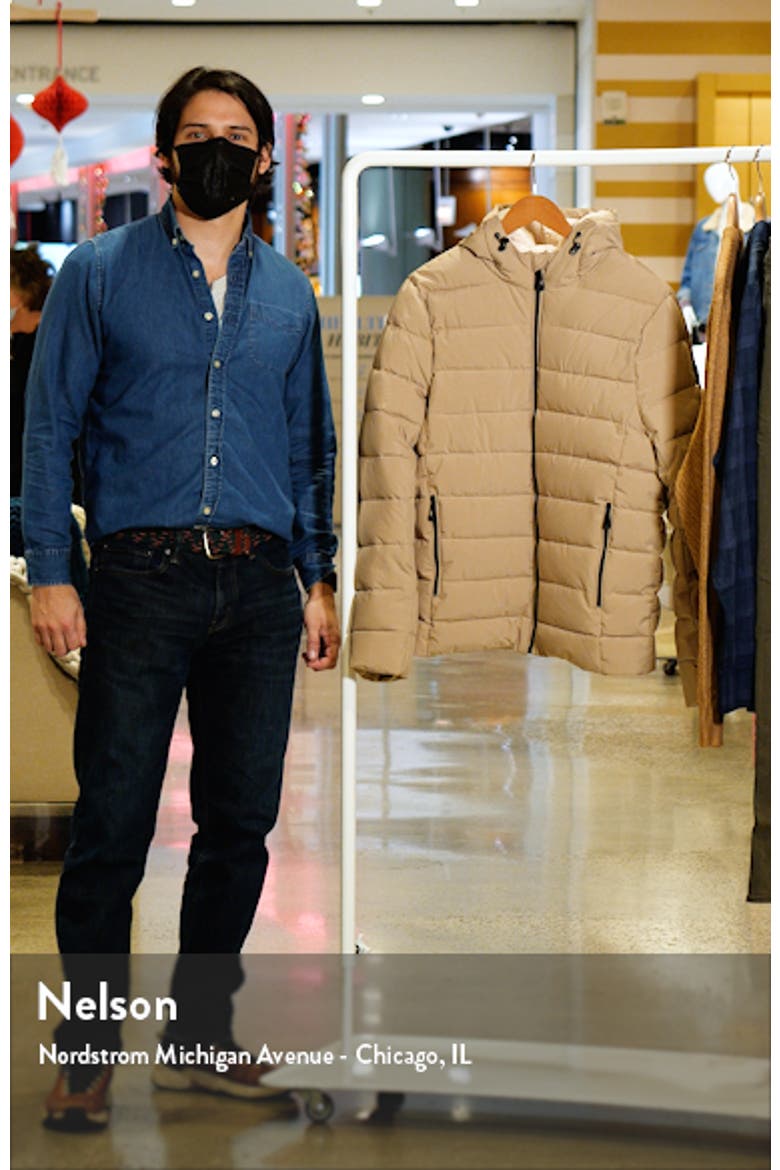 High Pile Fleece Lined Hooded Puffer Jacket video