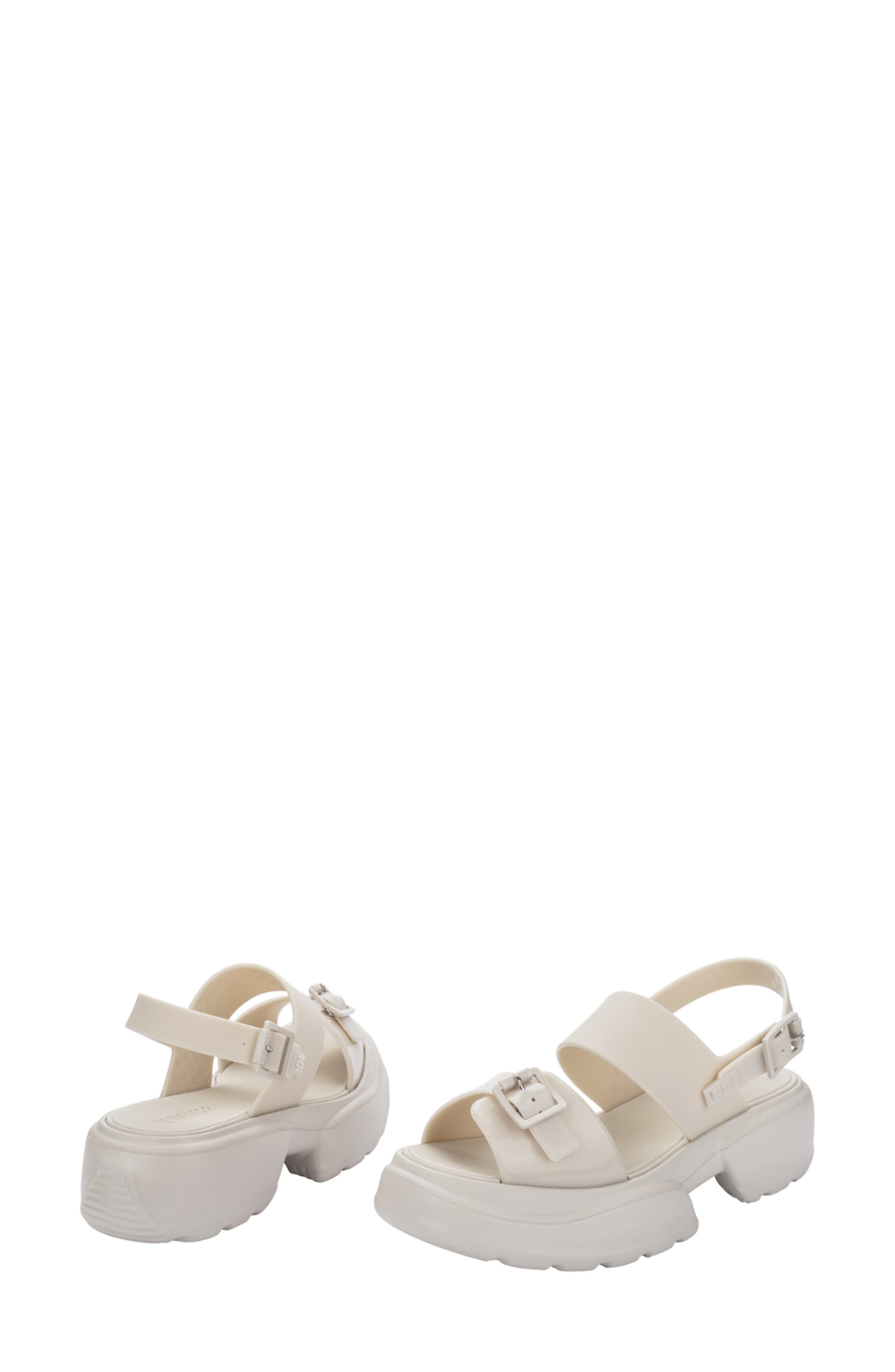 Push Slingback Platform Sandal, Alternate, color, BEIGE