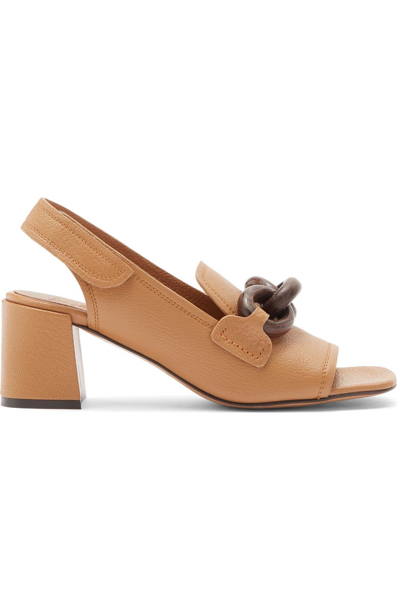 Pedro Garcia Udelia Block Heel Slingback Sandal, Alternate, color, Tan