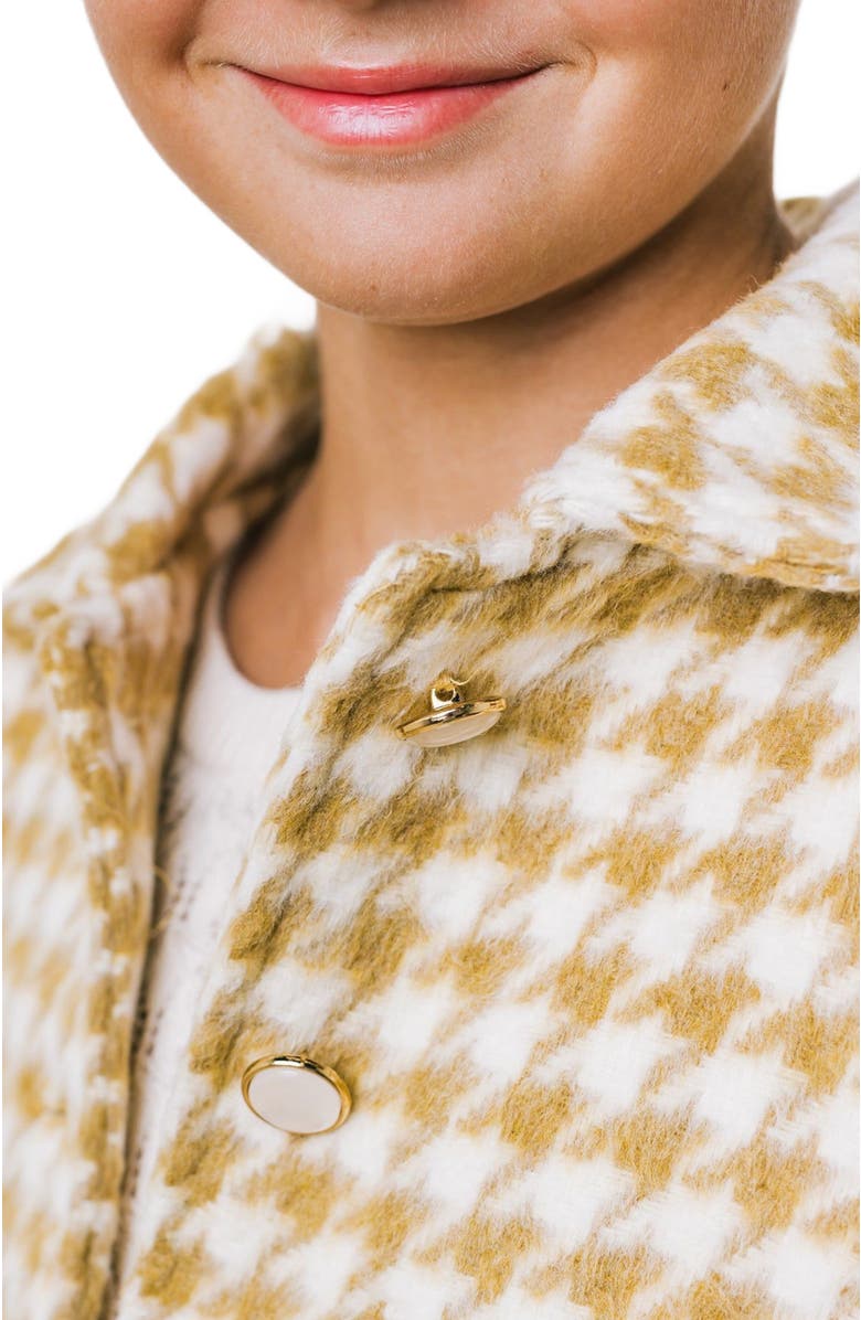 Hope & Henry Girls' Bow Cuff Swing Coat, Kids, Alternate, color, 