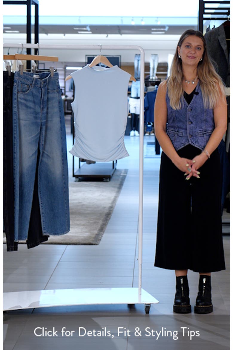 Ruched Mock Neck Tank video