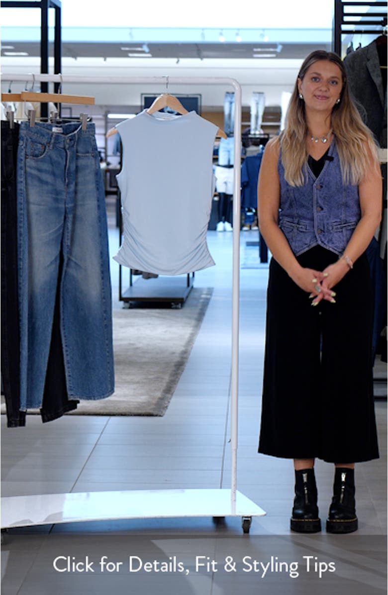 Ruched Mock Neck Tank, sales video thumbnail