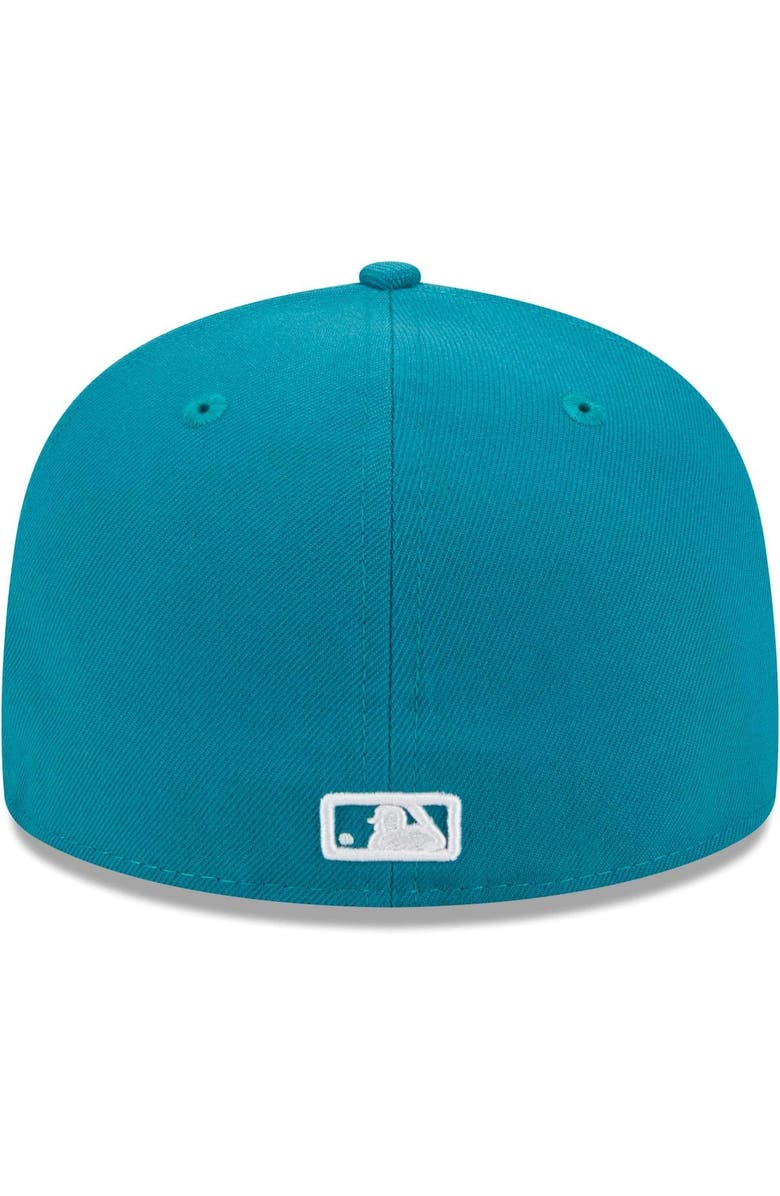 New Era Men's New Era Turquoise Cincinnati Reds 59FIFTY Fitted Hat, Alternate, color, 