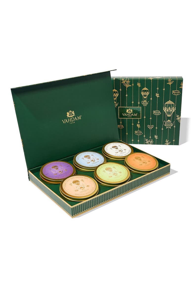 World Reserve Set of 6 Loose Leaf Teas, Main, color, GREEN