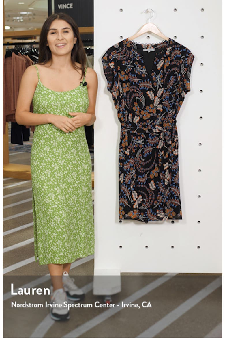 Daniel Rainn Printed Tie Waist Dress video
