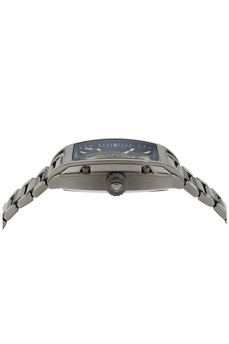 Dominus Bracelet Watch, 42mm, Alternate, color, IP GUNMETAL