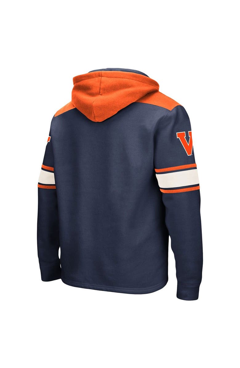 COLOSSEUM Men's Colosseum Navy Virginia Cavaliers 2.0 Lace-Up Pullover Hoodie, Alternate, color, Navy