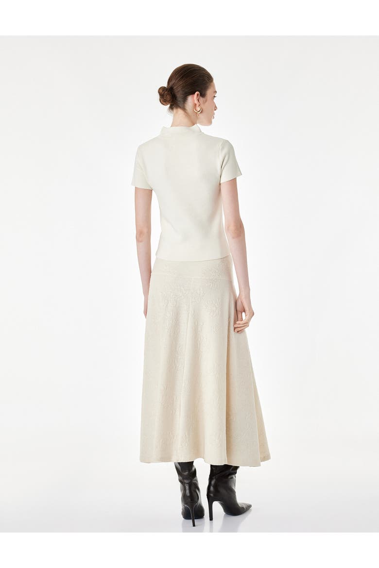 Knit Qipao Top, Alternate, color, cream