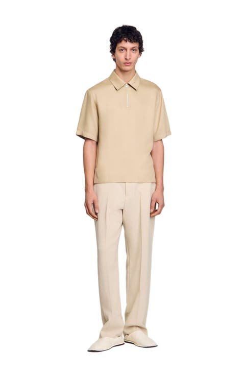 Sandro - ❤️Sandro22 新作新品 ベージュ ダウンベスト