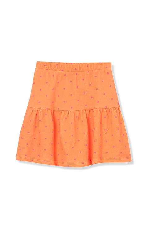 Girls Pique Knit Skirt