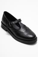 Forever & Always Shoes Janney Leather Strap Loafers
