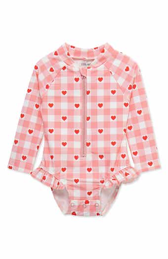 Little Me Heart One-Piece UPF 50+ Rashguard
