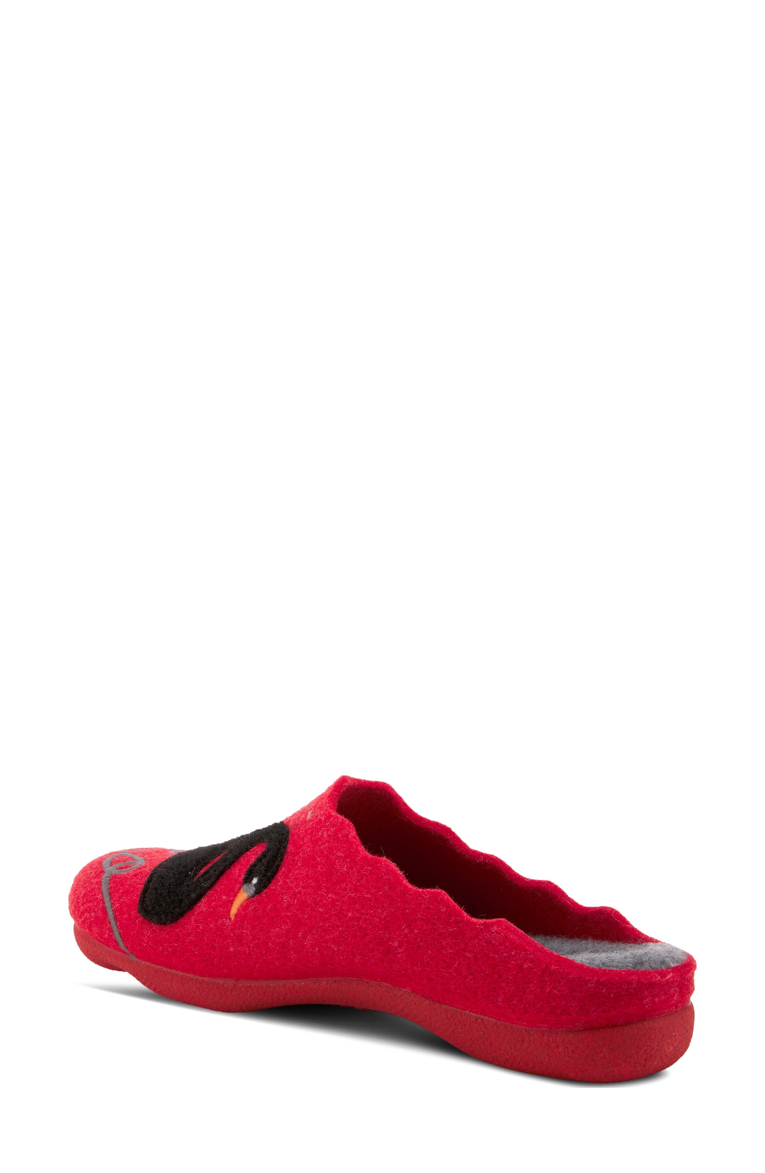 Flexus by Spring Step Swanlove Scuff Slipper, Alternate, color, Red