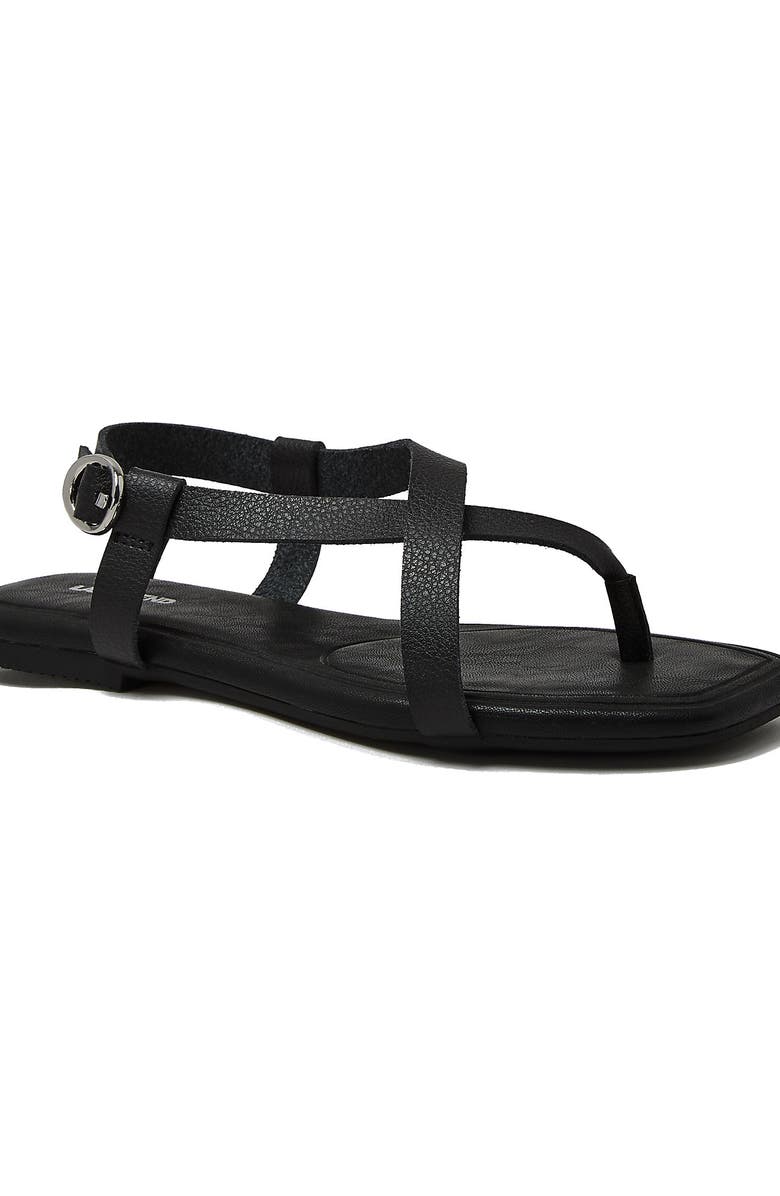 Lands' End Essential Strappy Flat Sandals, Main, color,