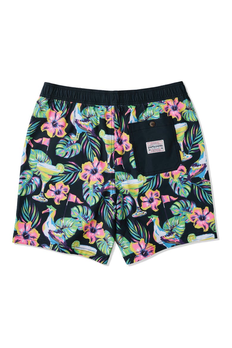 Tross Up Party Starter 7-Inch Swim Trunks, Alternate, color, BLACK