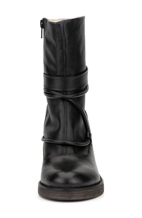 Vintage Foundry Denisa Faux Fur Lined Boot In Black
