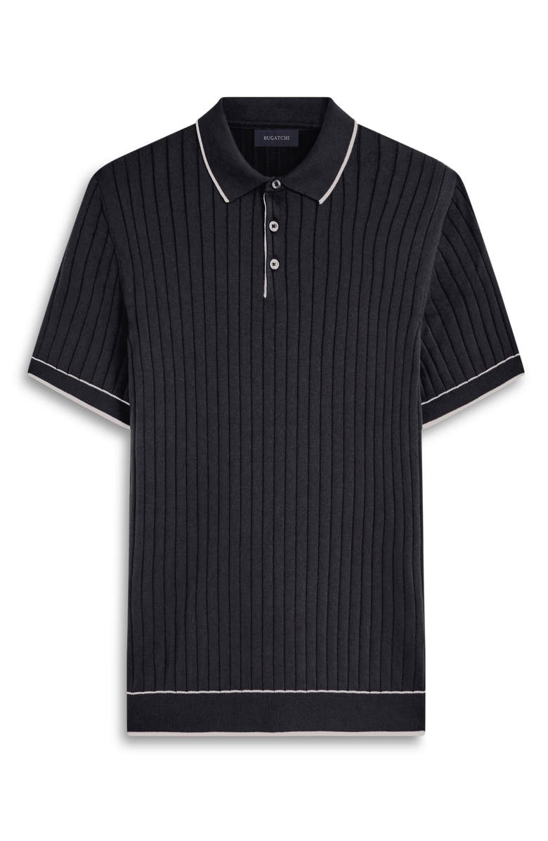 Bugatchi Rib Knit Polo, Alternate, color, 