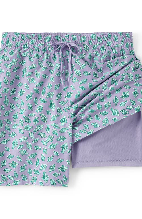 LANDS' END LANDS' END 7 INCH VOLLEY HYDROLINER SWIM TRUNKS