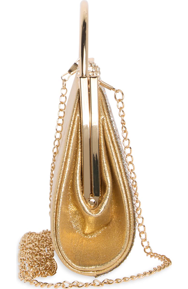 ALESSIA BIANCHI Rhinestone Top Handle Bag, Alternate, color, Gold