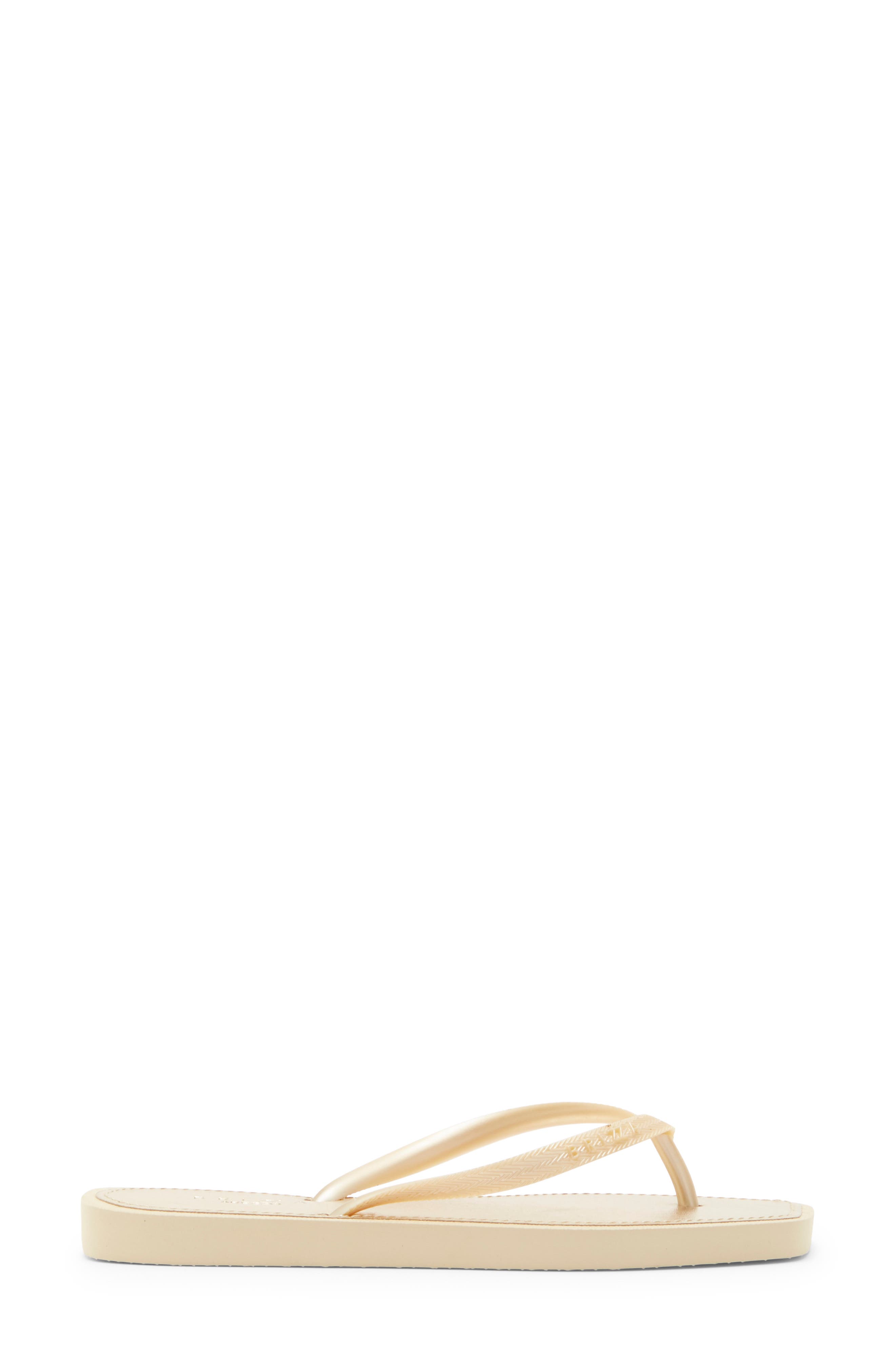 Metallic Flip Flop, Alternate, color, PLATINO