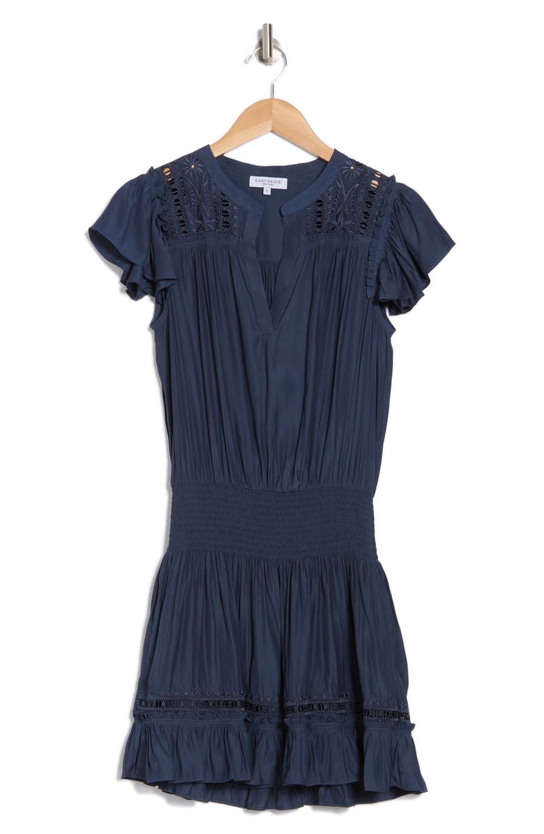 Ramy Brook Marbelis Embroidered Tiered Dress, Alternate, color, 