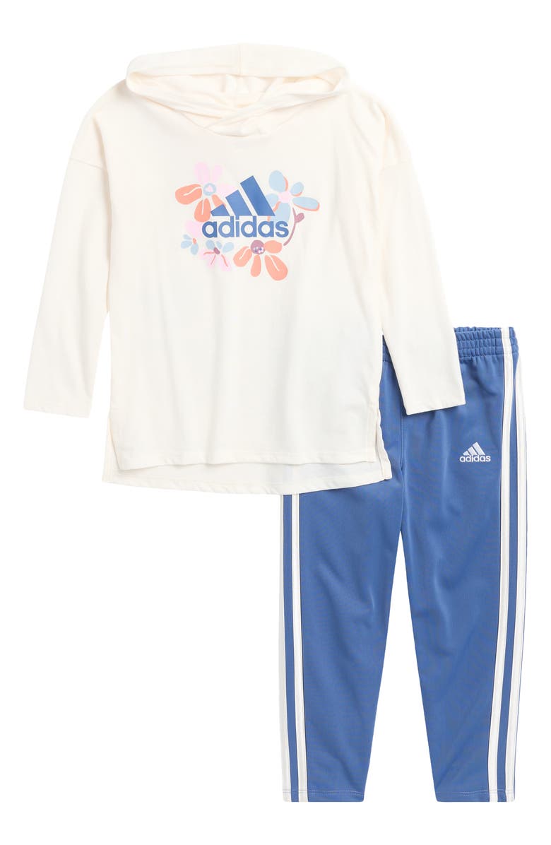 adidas Kids' Long Sleeve Hoodie & Pants Set, Main, color, 