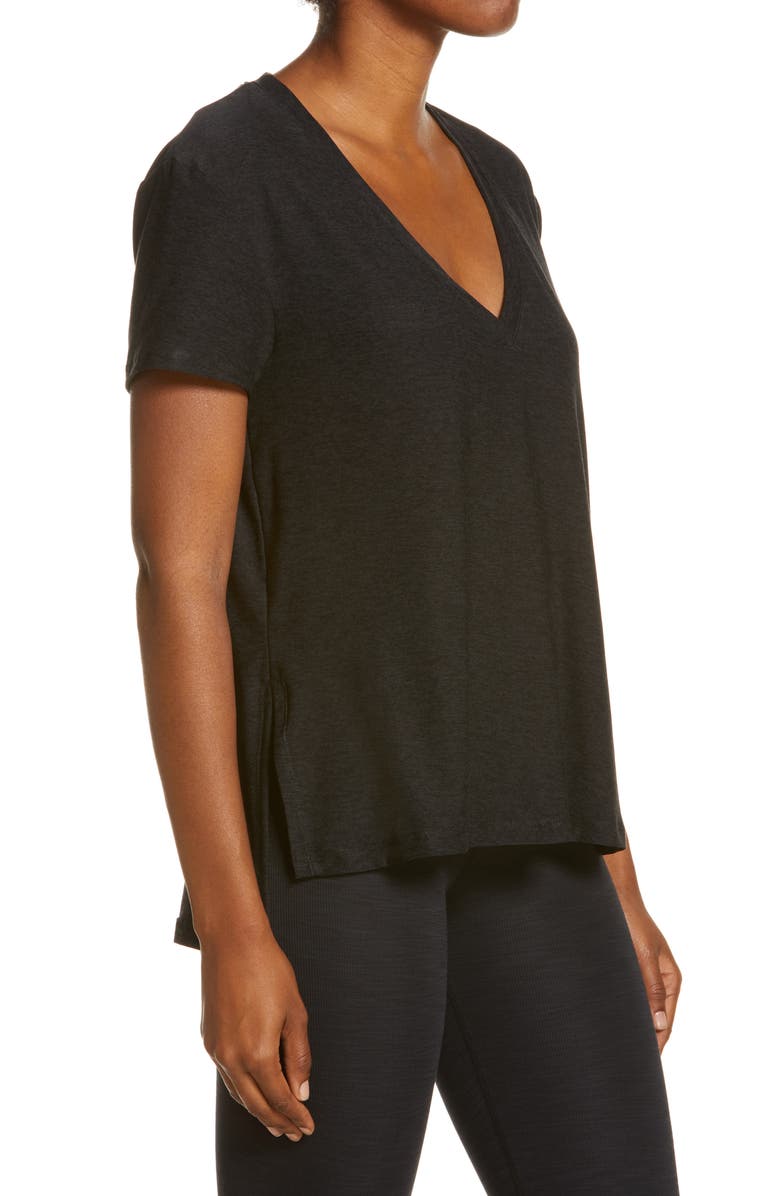 Beyond Yoga Split Up Long T-Shirt, Alternate, color, 