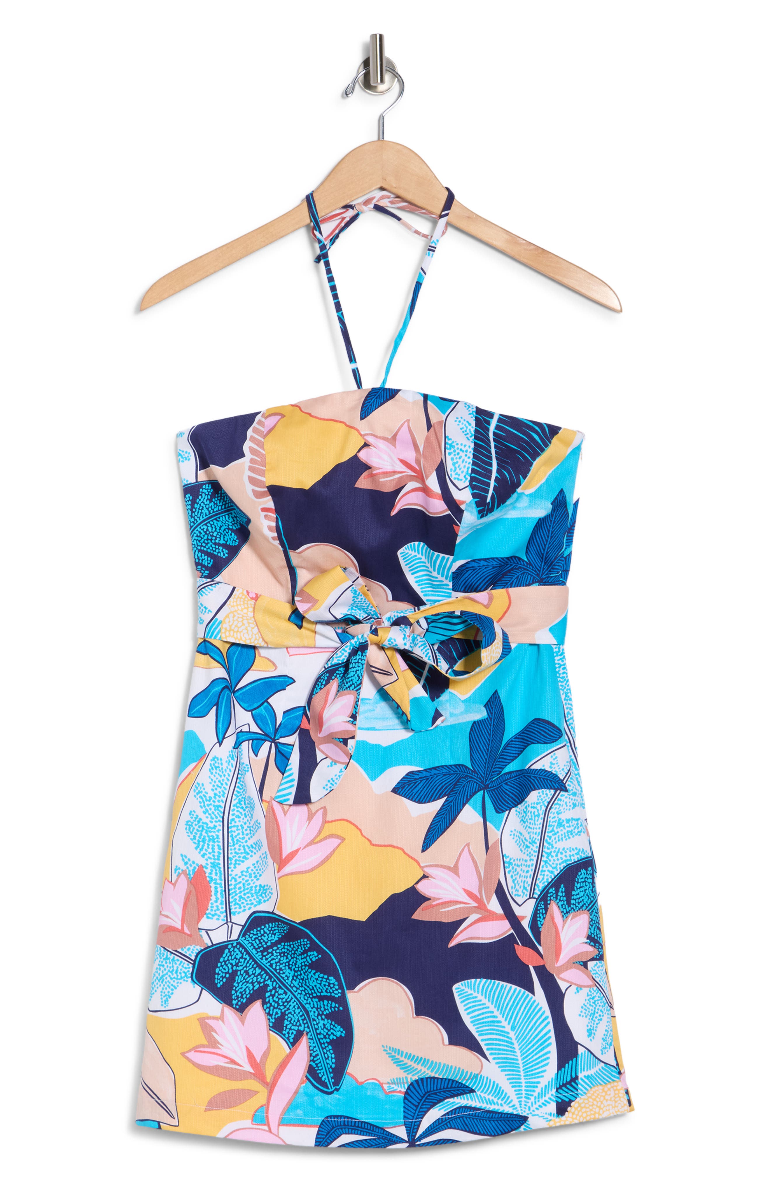 Tori Richard A New Day Poppy Mini Halter Dress (Women) | Nordstromrack