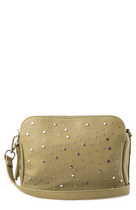 Galaxy Faux Leather Crossbody Bag