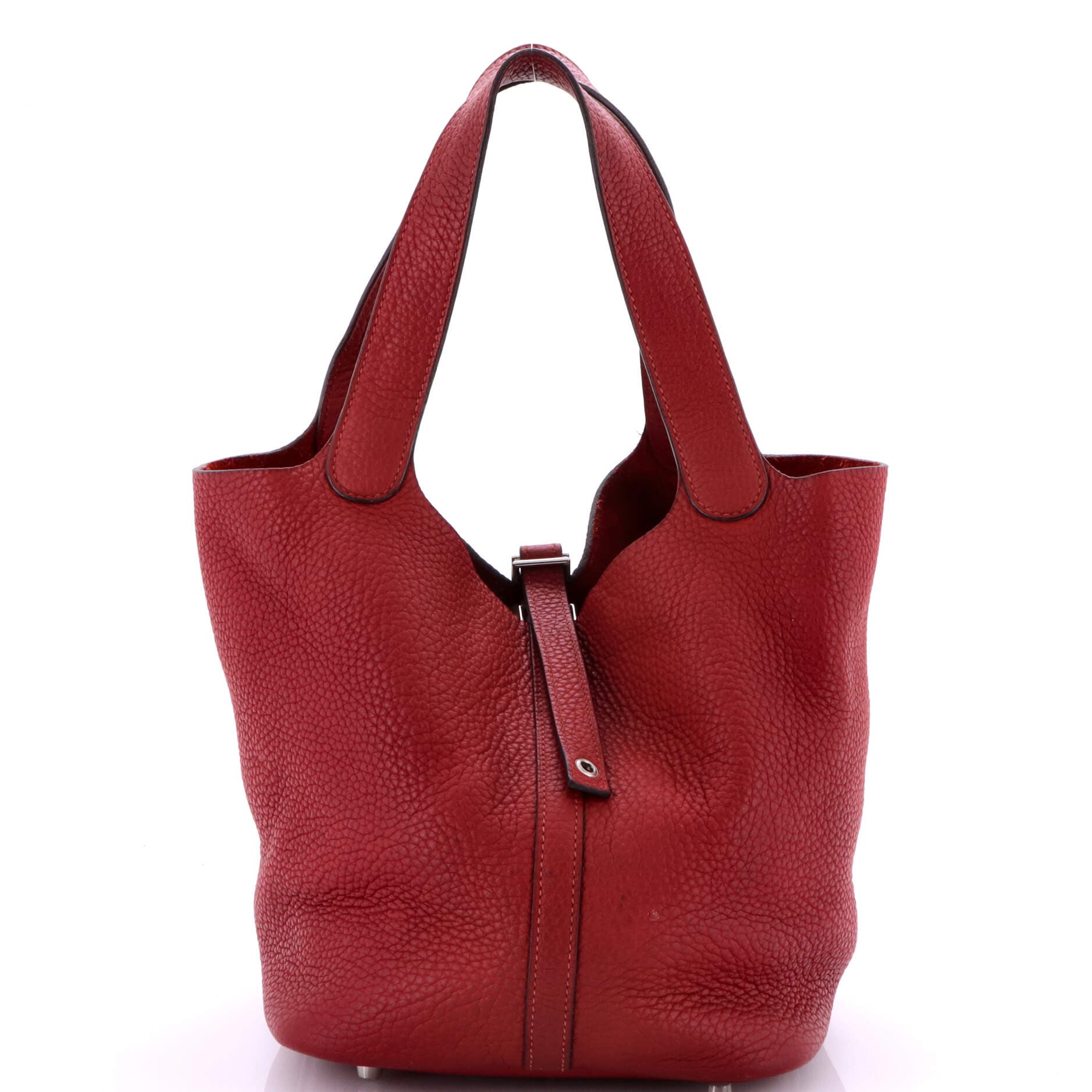 Picotin Lock Bag Clemence MM, Main, color, Red