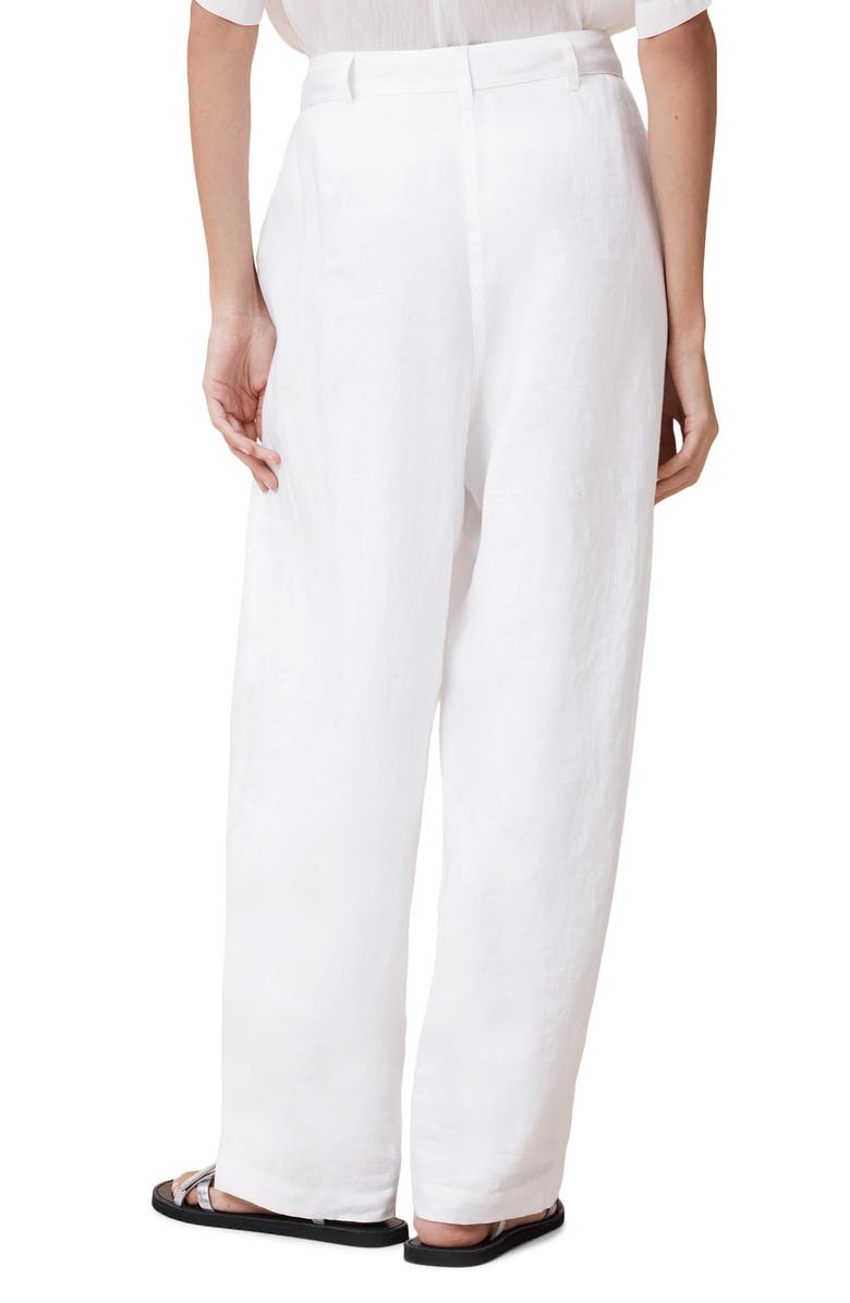 AllSaints Becca Linen Trousers, Alternate, color, 