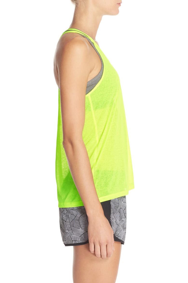 'Cool Breeze' Racerback Dri-FIT Tank, Alternate, color, VOLT/ REFLECTIVE SILVER