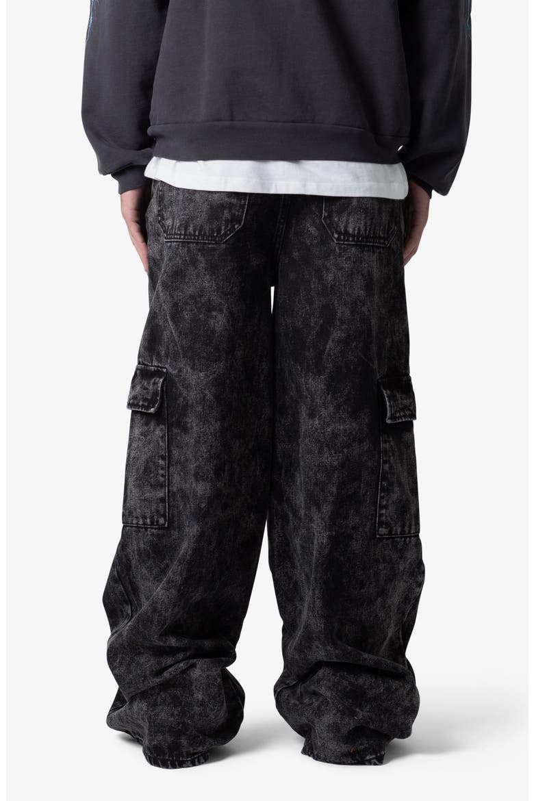 Void Baggy Cargo Jeans, Alternate, color, WASHED BLACK