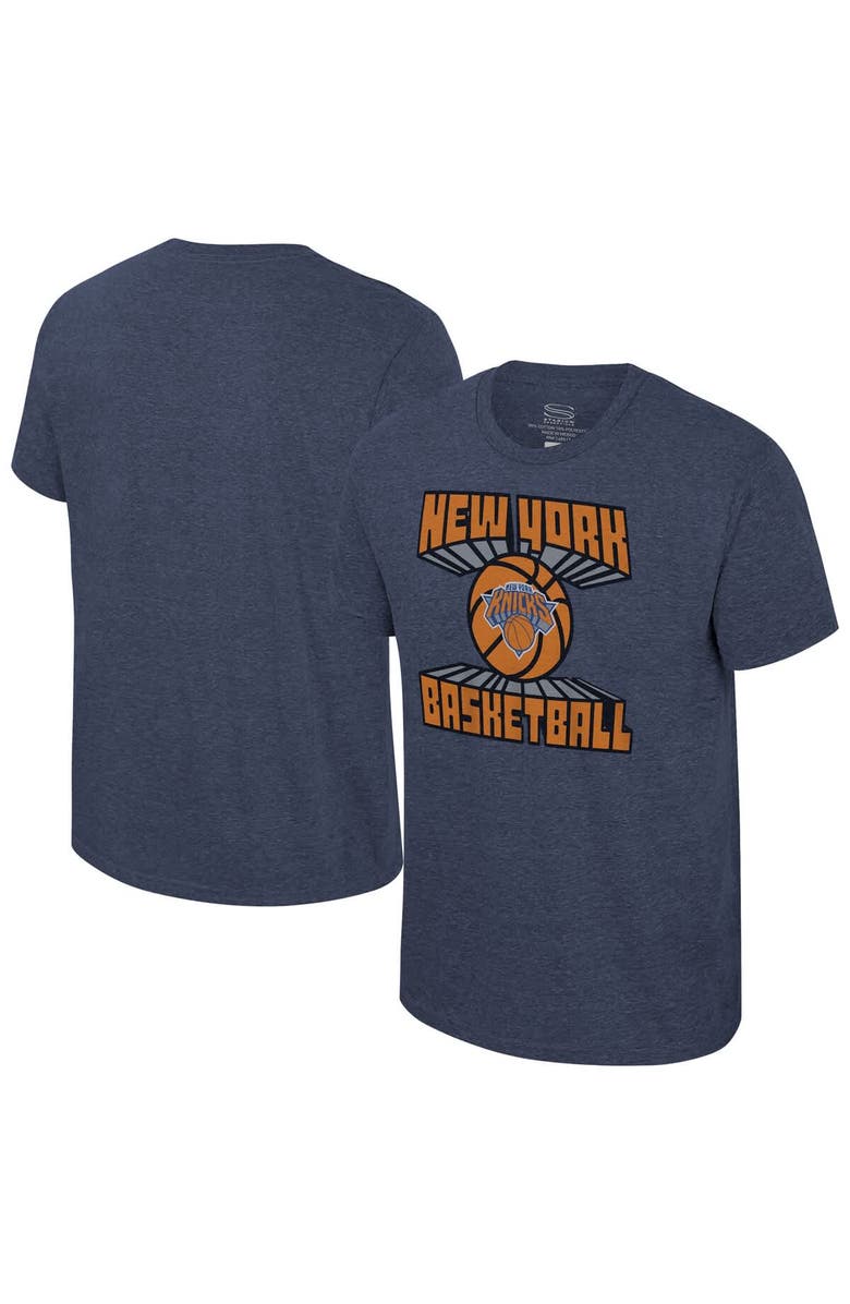Stadium Essentials Unisex Stadium Essentials  Navy New York Knicks Club Time Tri-Blend T-Shirt, Main, color, Navy