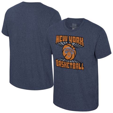 Unisex Stadium Essentials  Navy New York Knicks Club Time Tri-Blend T-Shirt