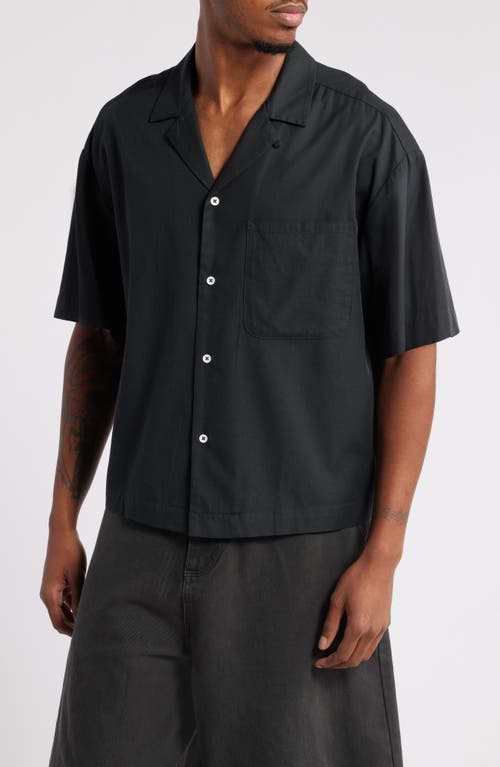Elwood Boxy Camp Shirt in Coal  product