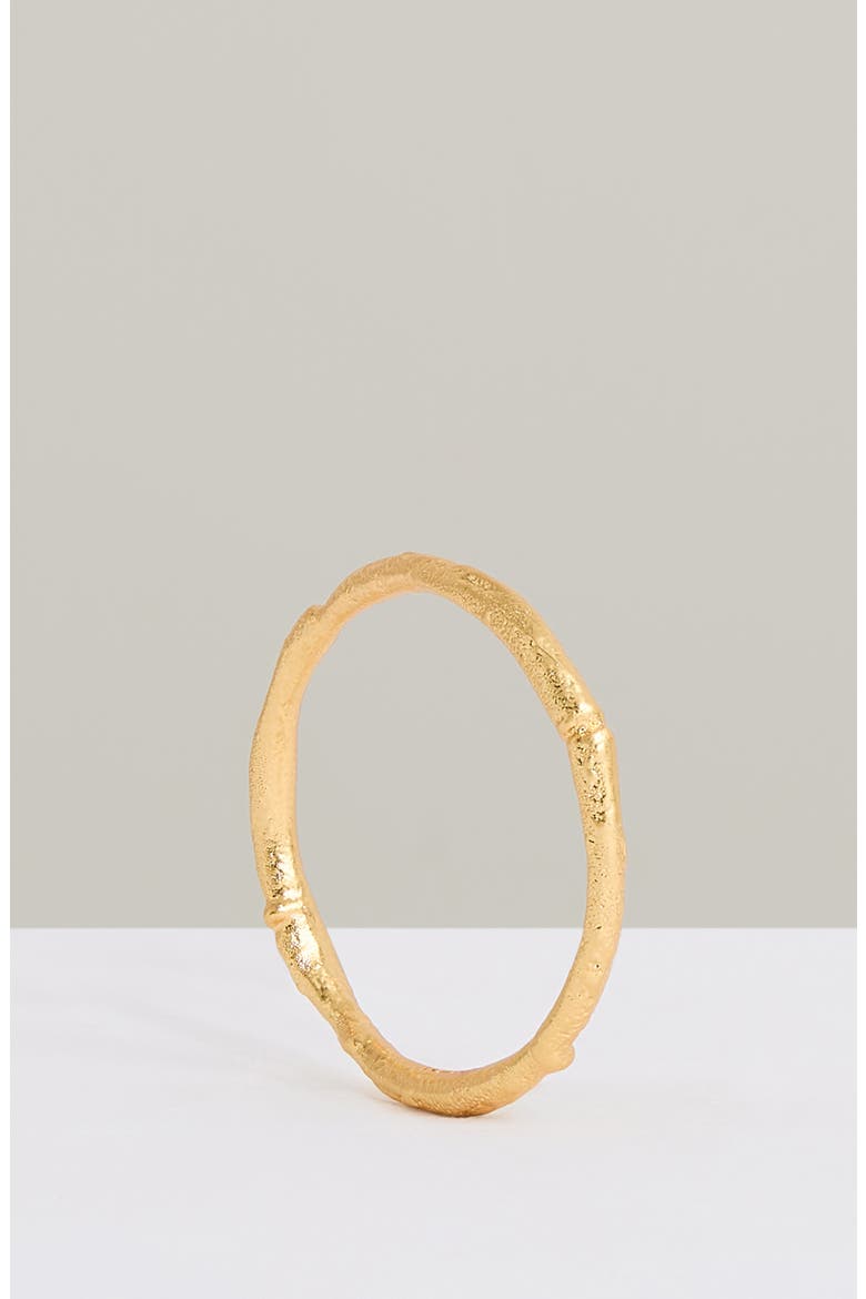 Monisha Molten Bangle, Alternate, color, GOLD TONE
