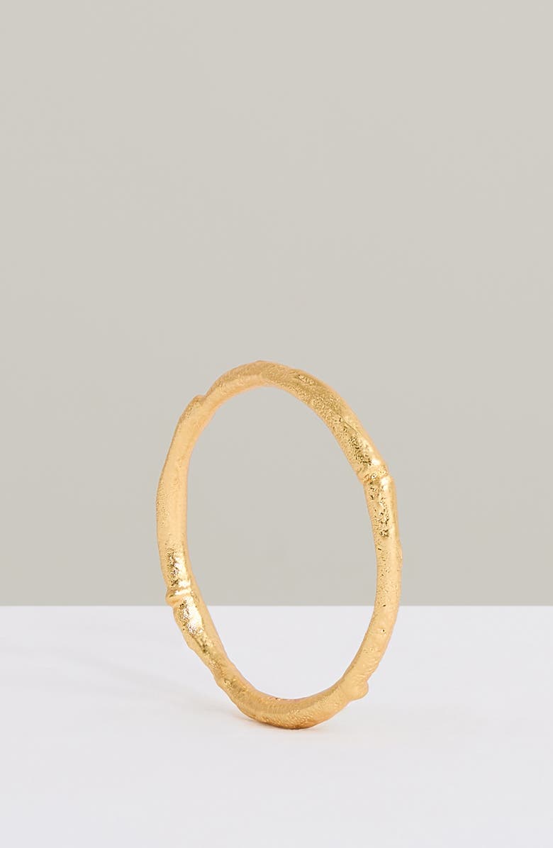 Reiss Monisha Molten Bangle, Alternate, color, Gold Tone