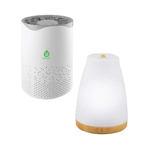 USB Aroma Diffuser & True HEPA Air Purifier Bundle