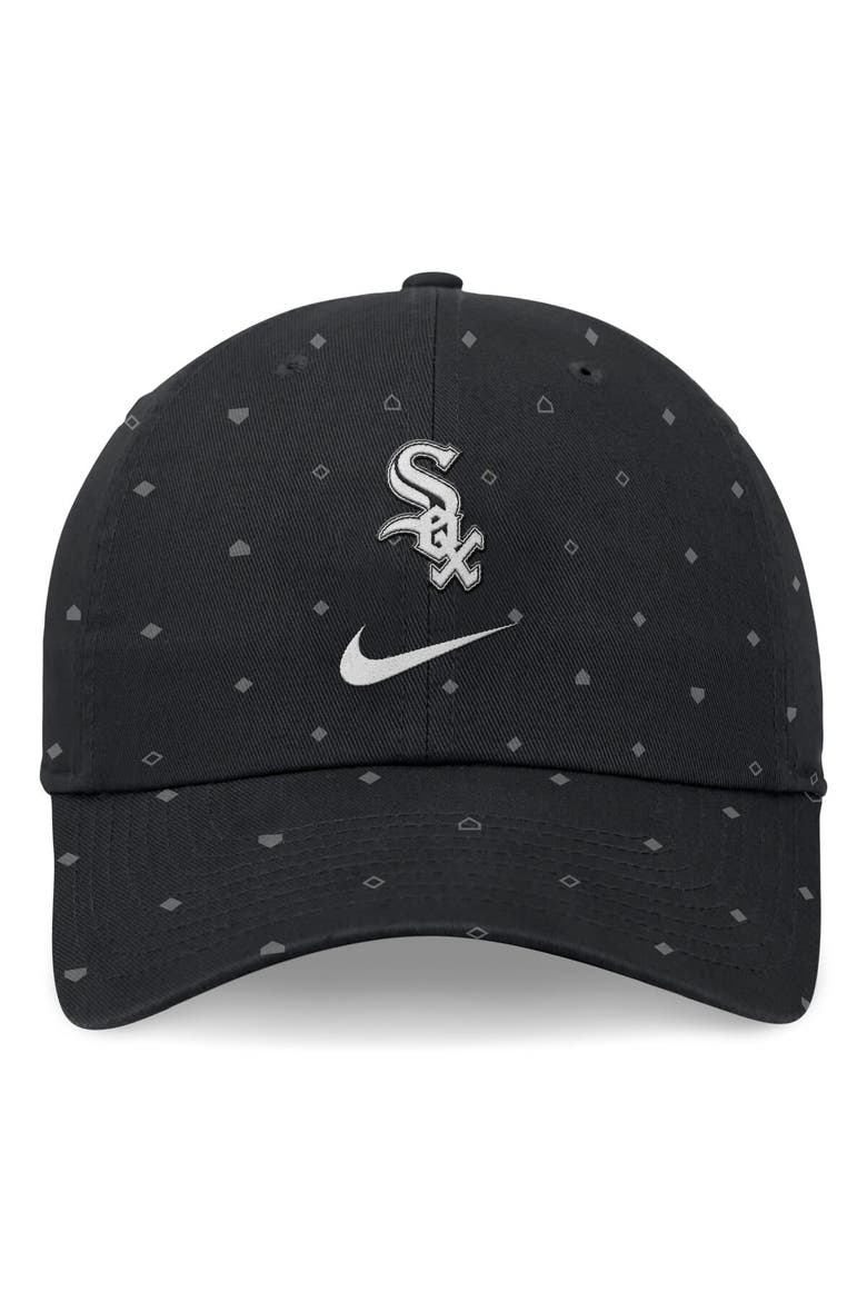 Men's Nike  Black Chicago White Sox Primetime Print Club Adjustable Hat, Alternate, color, Black