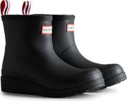 Hunter Play Short Faux Shearling Lined Waterproof Rain Boot