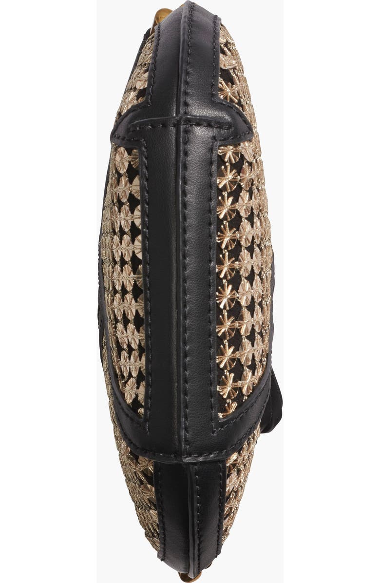 Donna Karan New York Baldwin Sequins Micro Crossbody, Alternate, color, Black/Sequin Gold