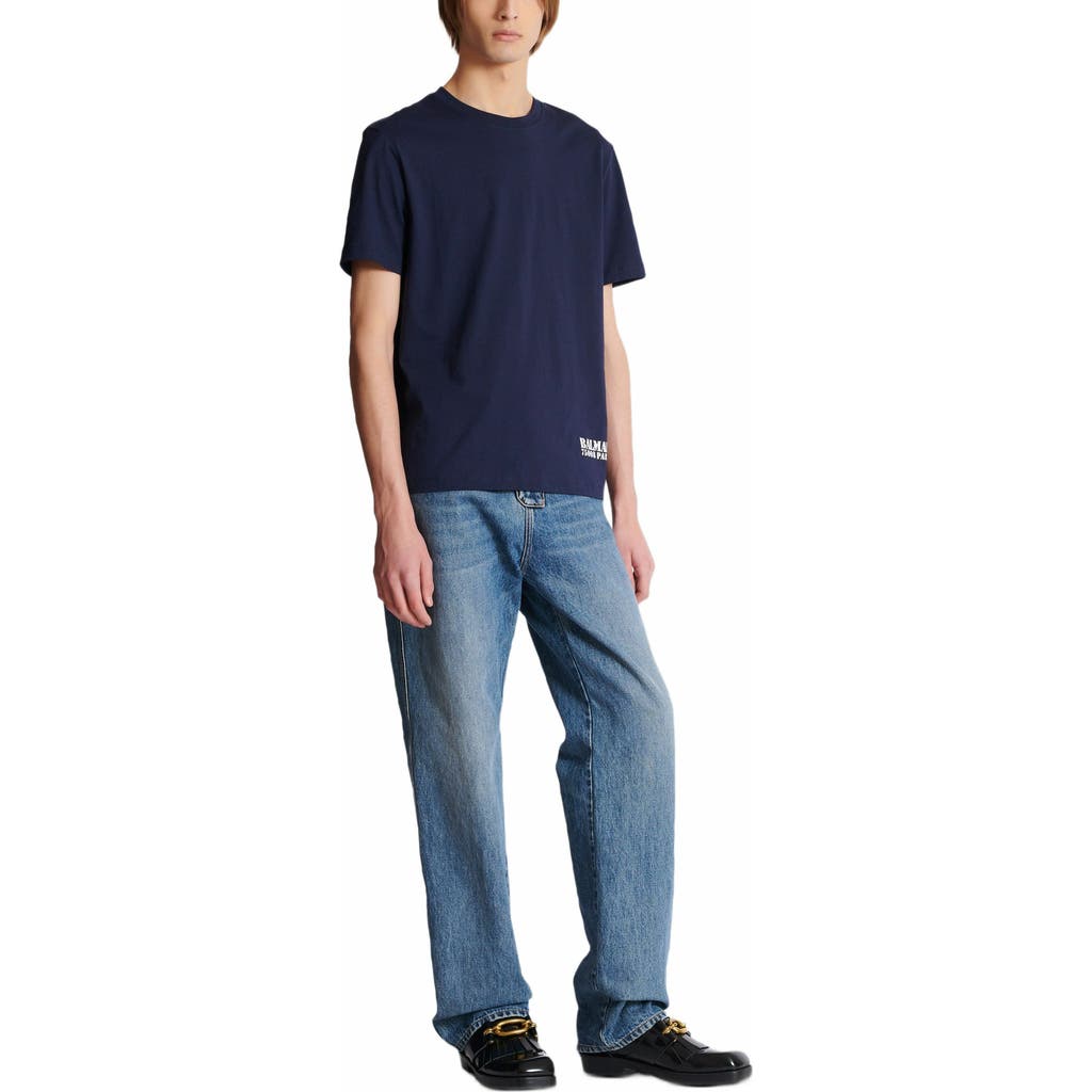Balmain Small Stamp Printed T-shirt