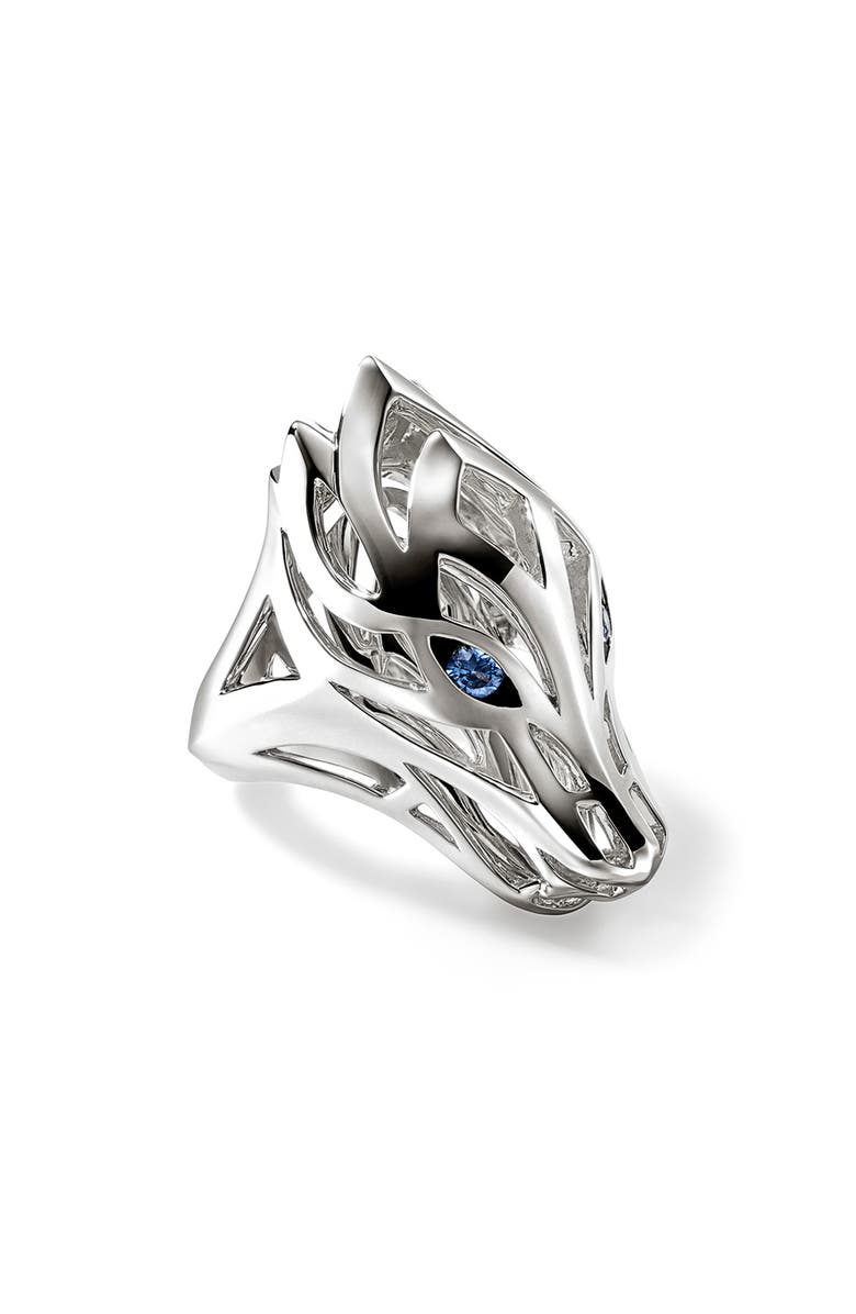 John Hardy Naga Ring, Main, color, Silver