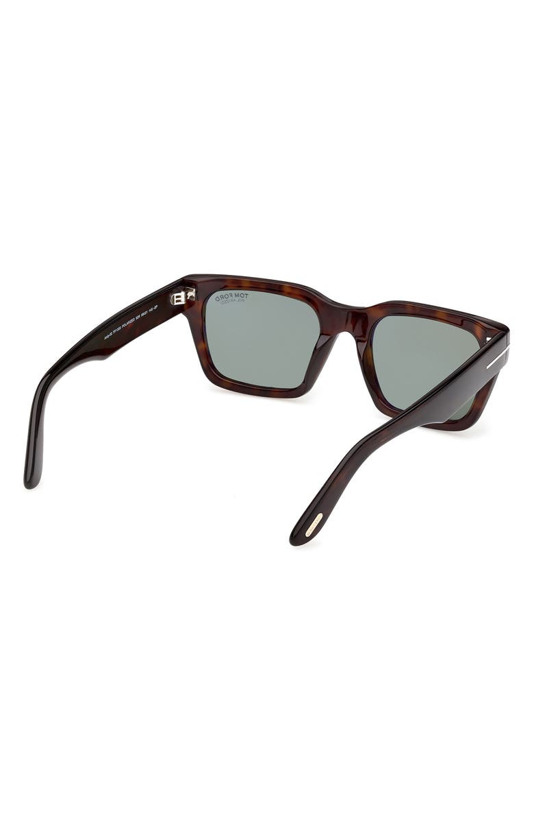 TOM FORD 55mm Polarized Square Sunglasses, Alternate, color, 