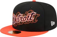 New Era Men's New Era Black Detroit Tigers Shadow Stitch 59FIFTY Fitted Hat