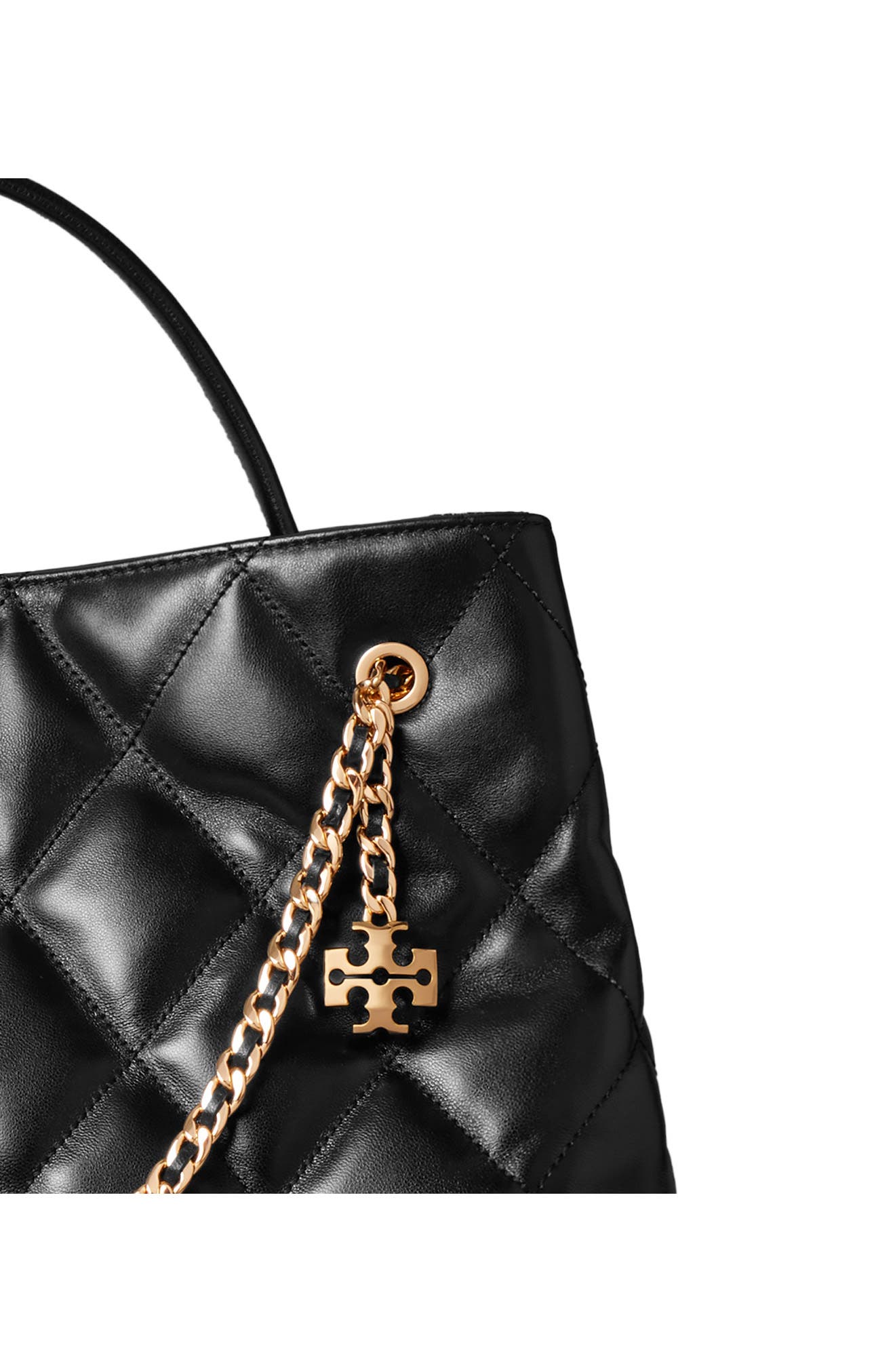 Fleming Carryall Leather Tote, Alternate, color, BLACK
